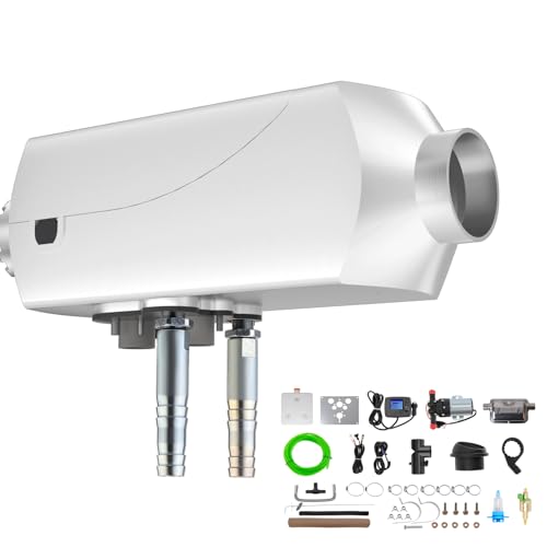 Image of 8KW Parking Fuel Air Heater Water Heater Integrated Machine, 12V Diesel Heater with LCD Switch Display, Diesel Air Heater with Repair Kit, for Car, Truck, Garage,Boat, RV and Outdoor Places