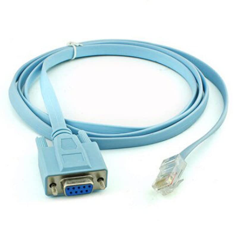 Csecurity DB9 9-Pin Serial RS232 Port to RJ45 Cat5 Ethernet 6 feet (1.8 M) LAN Rollover Console Cable Switch Line,Blue (B08C5PN6PY) Amazon Price History, Amazon Price Tracker