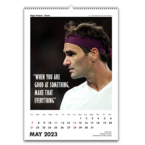 Image of Tallenge - Sports Motivational Collection - 2023 desk Calendar - 6 x 9 Inches (Paper, Desk Calendar)