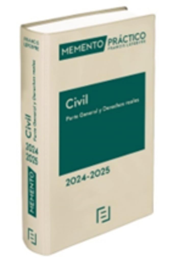 Memento Civil. Parte general y Derechos reales 2024-2025 (MANUALES)