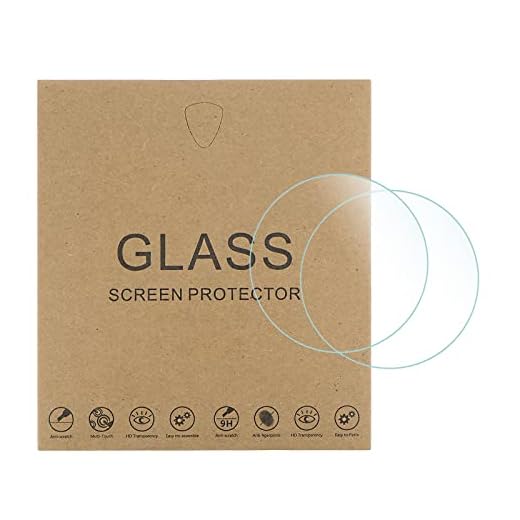 Violet 32.5mm Tempered Glass Watch Protectors Pack
