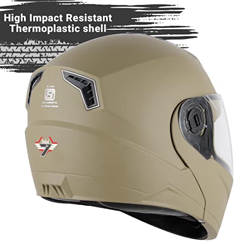 Image of Steelbird SBA-7 7Wings ISI Certified Flip-Up Helmet for Men and Women