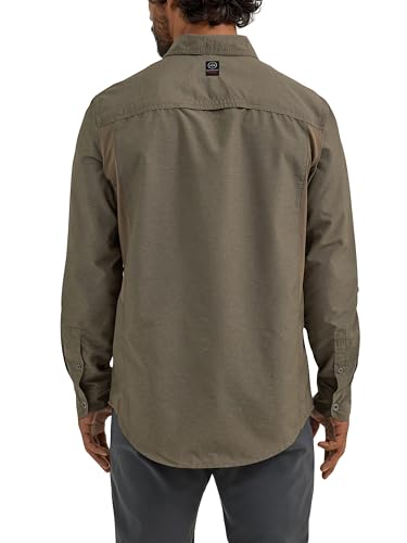 ATG by Wrangler Men's Long Sleeve Mixed Material Shirt2