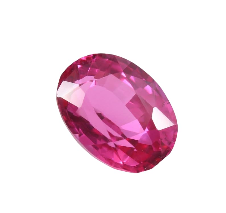 Saphir rose naturel ovale, pierre idéale pour bague et collier DIY