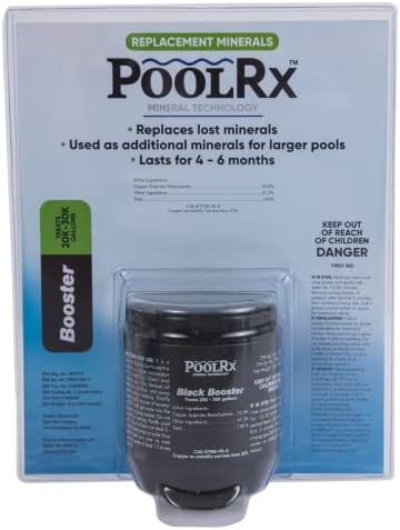 Pool Rx Booster Black 20k-30k Gallons, Booster - Single (102066)