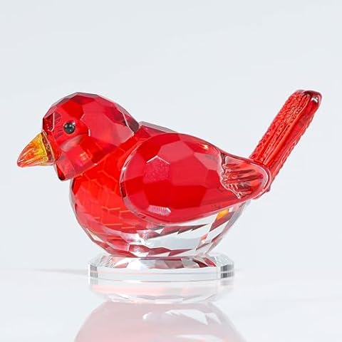 Qianwei Handmade Glass Bird Figurine Cover