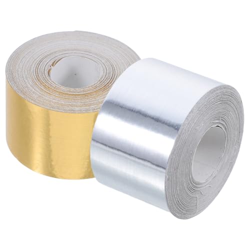 Healeved Cinta de Sellado Autoadhesiva para Cocina 30 MM 2 Rollos de 10 M Diseño Cepillado Imitación Acero Inoxidable Resistente al Aceite para Juntas y Esquinas de Fregadero y Estufa