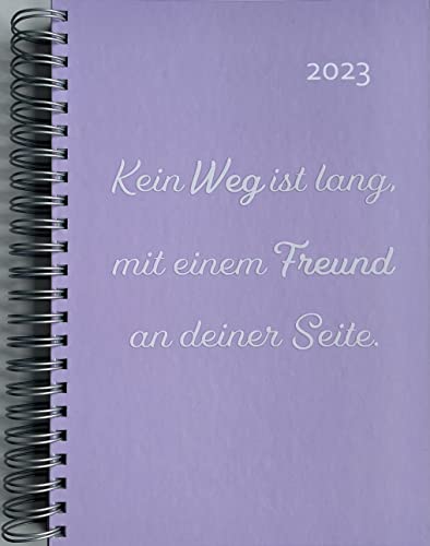Calendrier 2022 épais – Framboise – Reliure à spirales – Une page par jour – Agenda journalier – Agenda de bureau – Agenda journalier – Agenda KITA