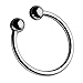 Extreme Best Wow Sex Cock Glans Penis Steel Ring Male Performance Enhancer with 2 Pressure Balls Sex Toys (1.25" 3cm)