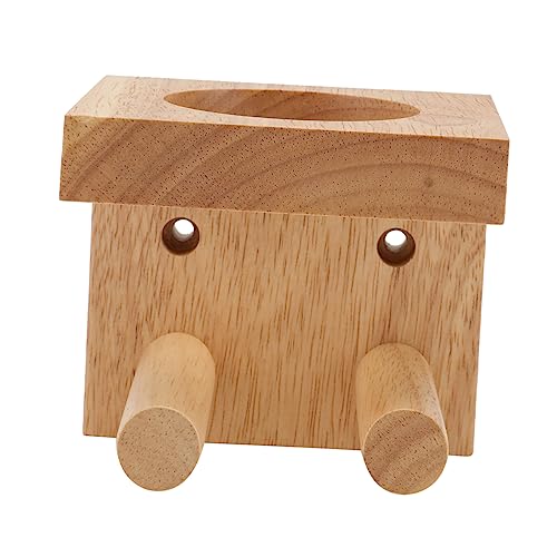 balacoo Durable Baseball Bat Rack Solid Wood Baseball Holder Hockey Stick Support Storage Bracket