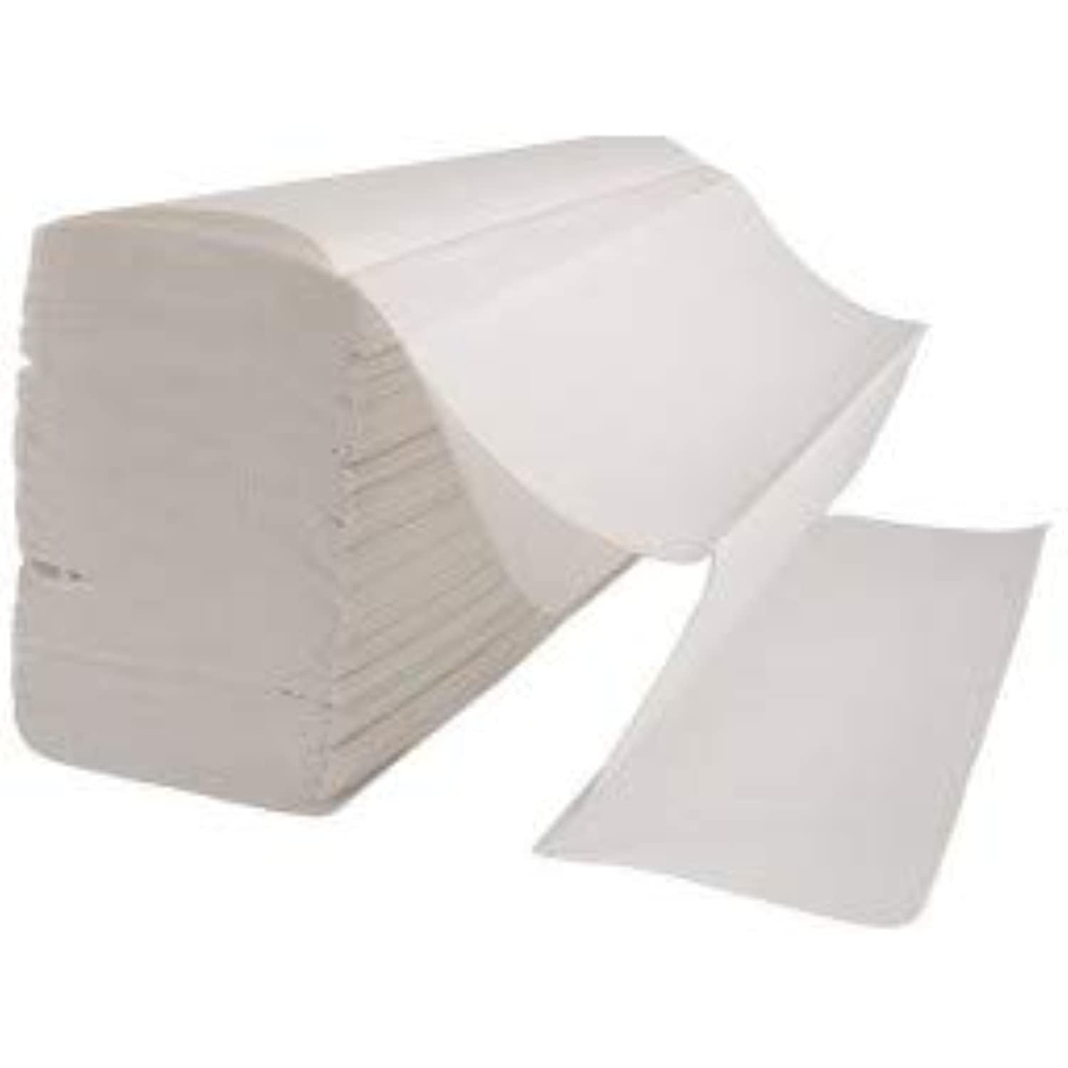 Quick OfficeInter-fold Paper Towels 20 pack x 150 Sheet x 1 Ply Embossed for Toilet Area Public Area