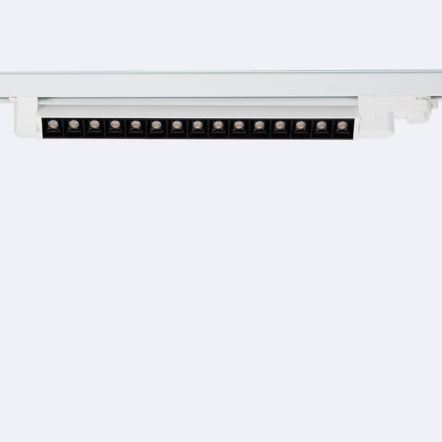 LEDKIA LIGHTING - Foco Carril Lineal LED Trifásico | 15W UGR13 | CRI>90 | Ángulo de Apertura 36º | Rotación 180º | Para Tiendas y Oficinas; Blanco 4000K; Aluminio