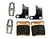 Emgo 64-62299 Full Metal Brake Pad