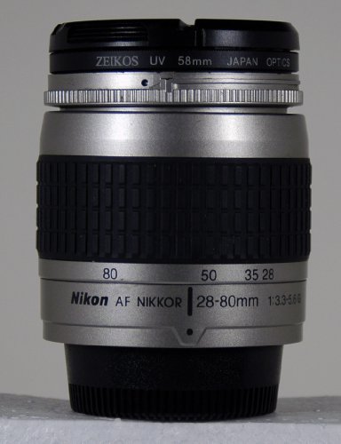 Nikon 28-80mm/3,3-5,6 G Zoom-Objektiv Silber
