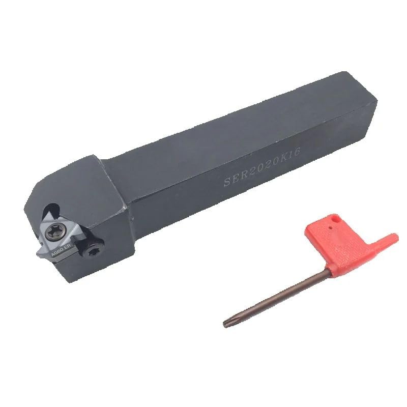 1pc SER2020K16 Lathe Inserts Holder External Thread Turning Tool Holder CNC Indexable Boring Bar