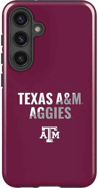 Skinit Impact Phone Case Compatible with Galaxy S25 - Officially Licensed Texas A&M University TAM Design