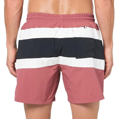 BOSS Men's Standard Block Stripe Swim Trunks2