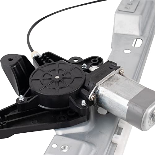 Image of TRQ Front Right Power Window Regulator & Motor Assembly Passenger Side Compatible with 2012-2016 Ford Focus