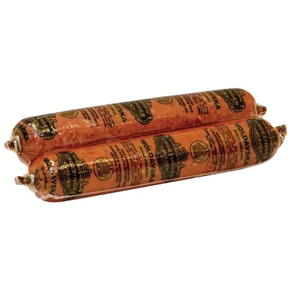 Groezinger Moldavskaya Salami 1lb - Authentic Eastern European Flavor, Sausage for Charcuterie Platters, Gourmet Sandwiches, and Culinary Delights.