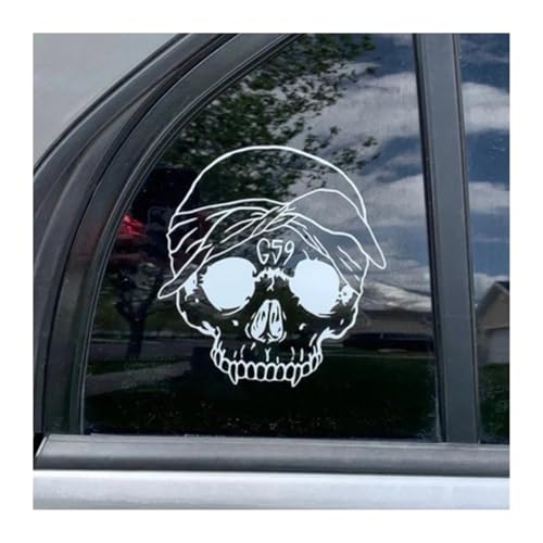 G59 Suicide Boys Car Stickers Vinyl Windows Body Decor Glue Craft Decals Tuning Accessories(A Style,Silver_15CM)