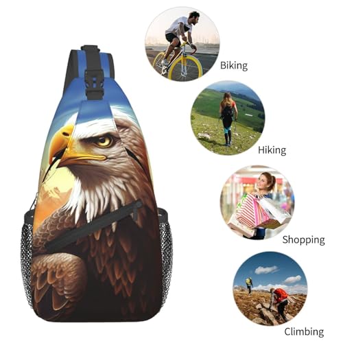 Sling Bag para mujeres y hombres bolsa cruzada miniatura 5