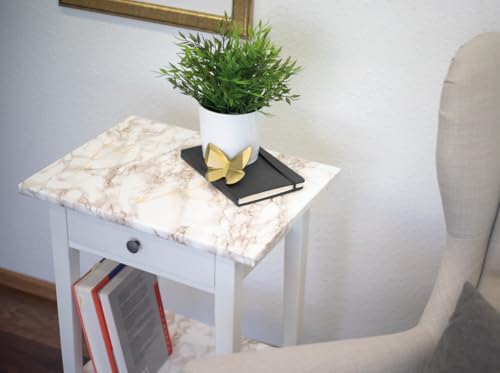 d-c-fix vinyl wrap Cortes brown marble effect 45 cm x 2 m - sticky back plastic roll for furniture, kitchen & cupboards - contact paper sticker self adhesive film