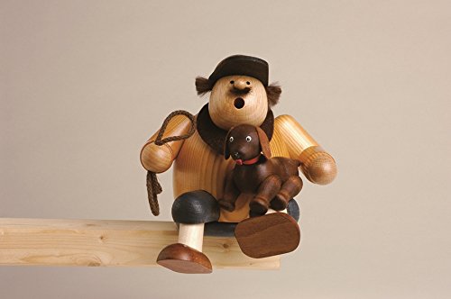 Figurine d'homme en bois cadeau authentique souvenir de noël