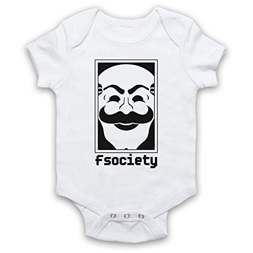 Body Mr Robot Fsociety contre les irritations de bébé en coton doux