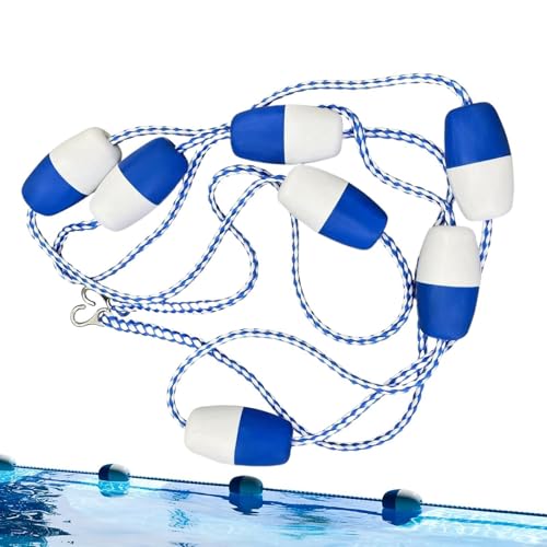 Cuerda de seguridad para piscina con flotadores de alta visibilidad para deportes acuáticos