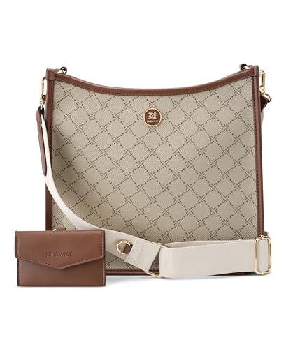 Sac fourre-tout noir Nine West Nalini anti-encombrement avec bandoulière confort