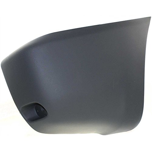 Evan Fischer Bumper End Compatible With 2001-2005 Toyota RAV4, Rear Passenger Side Primed With Reflector Holes TO1117102