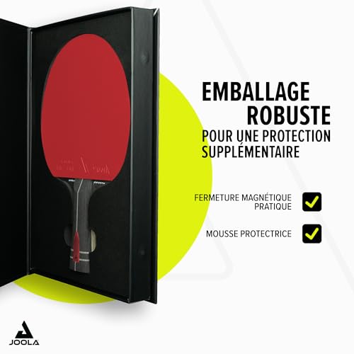 JOOLA Raquette de Tennis de Table Infinity – Raquette de ping-Pong Professionnelle en Carbone approuvée par l'ITTF – Zyramid/GL/Infinity Carbon/Hugo Calderano – vue 5