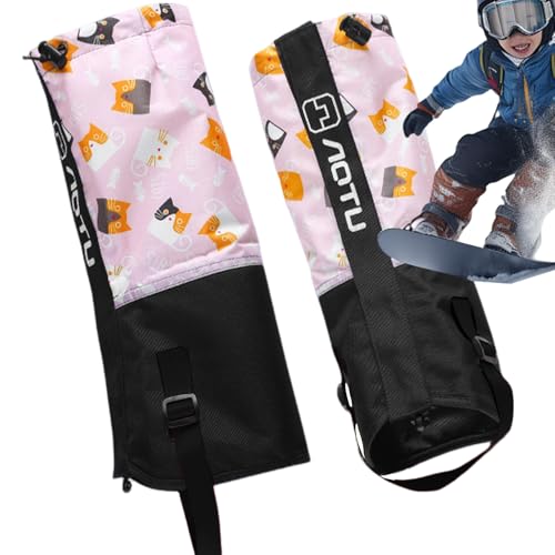 Jiimhte Polaina de nieve impermeable al aire libre,Polainas de pierna para niños,Polainas de nieve impermeables para exteriores | Cubiertas para piernas al aire libre para niños, prevención de a