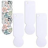 Framendino, 4 Pack Sublimation Trolley Tokens Supermarket Coin Tags Blank for Grocery Shopping Cart