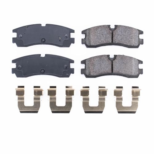 Image of PowerStop Rear Brake Pads for Cadillac Seville 1998-02 - Z17 Ceramic Brake Pads with Installation Hardware, 17-754