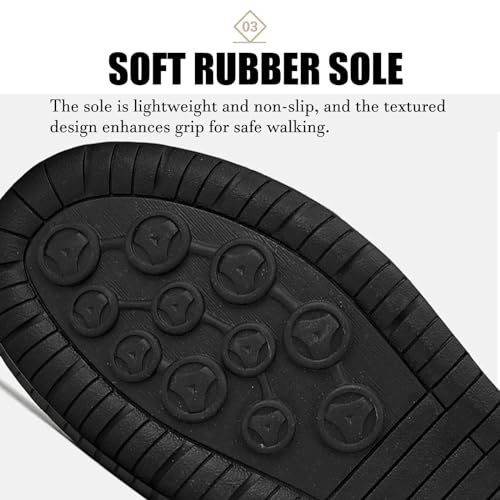 Optigard Men's Leather Chukka Ankle Boots Handmade Beck Shoes High Top Casual Waterproof Genuine Leather Slip On Lightweight Non-Slip Outdoor Booties for Hiking Camping Driving4