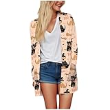 Cardigan imprimé Halloween pour femme avec un design unique et élégant, parfait pour les fêtes et occasions spéciales