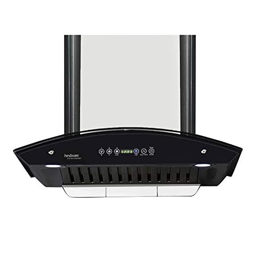 Hindware 60cm 1200 m3/hr Auto Clean Chimney (Cleo 60, 1 Baffle Filter, Steel/Grey)