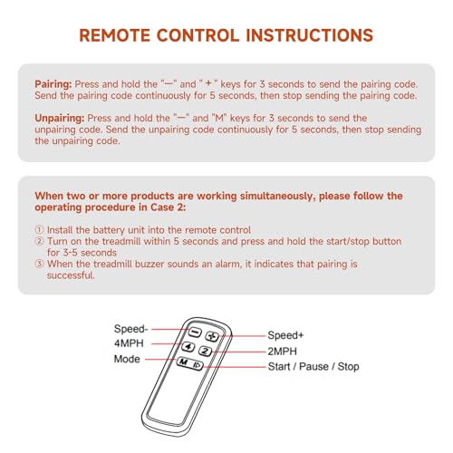 RETROSUN Replacement Remote Control for Aiteid 930N 380FC, for Rellfit T01-TL, for CIIHI C AM980, for VITALWALK TM02GY, for Rockvale LF386 Walking Pad Treadmill by RETROSUN - Image 2