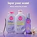 eos Vanilla Cashmere Scent Layering Bundle - Body Wash, Body Mist, Body Lotion