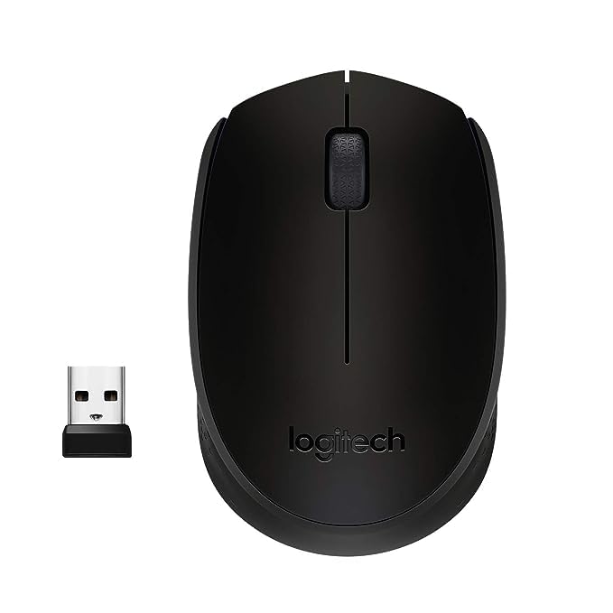 Wave Technical Wireless Mouse M171 Ergonomic Long Battery Life USB Receiver Mouse Optical tracking Comfortable Compact.
