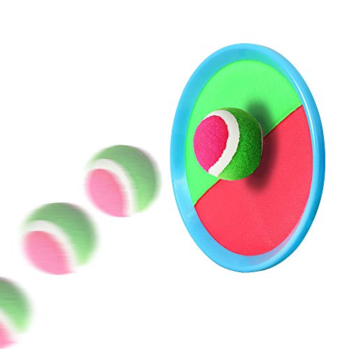 Image of Ayeboovi Replacement Sticky Balls, 4 Packs, 2.6 Inch Diameter, Suitable for Toss and Catch Game