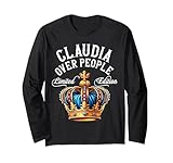 Photo Gallery claudia nome regalo di compleanno divertente claudia sopra persone corona maglia a manica Photo Gallery claudia nome regalo di compleanno divertente claudia sopra persone corona maglia a manica