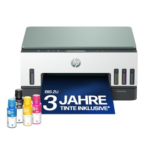 HP Smart Tank 7007 3-in-1 Multifunktionsdrucker (WLAN; Duplex-Druck) – 3 Jahre Tinte inklusive, 3 Jahre Garantie, großer Tintentank, hohe Reichweite, Drucken in hoher Qualität