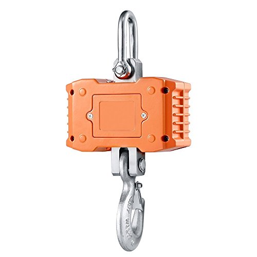 Klau Hanging Scale,Klau 1000 kg 2000 lb Digital Industrial Heavy Duty Crane Scale Smart Measuring Tool orange for Farm Factory