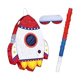 Photo Gallery badiman 4 pezzi a razzo set per feste giocattolo divertente pentolaccia spaziale realizzata in carta riempibile adatta per compleanni di bambini e f Photo Gallery badiman 4 pezzi a razzo set per feste giocattolo divertente pentolaccia spaziale realizzata in carta riempibile adatta per compleanni di bambini e f