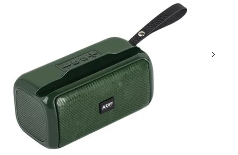 Image of KDM - 77 Repeat Portable Bluetooth Speaker, 8W, 5 Hours Playtime, TWS Support, FM Radio, Type-C Charging, 12x12x25 cm Green