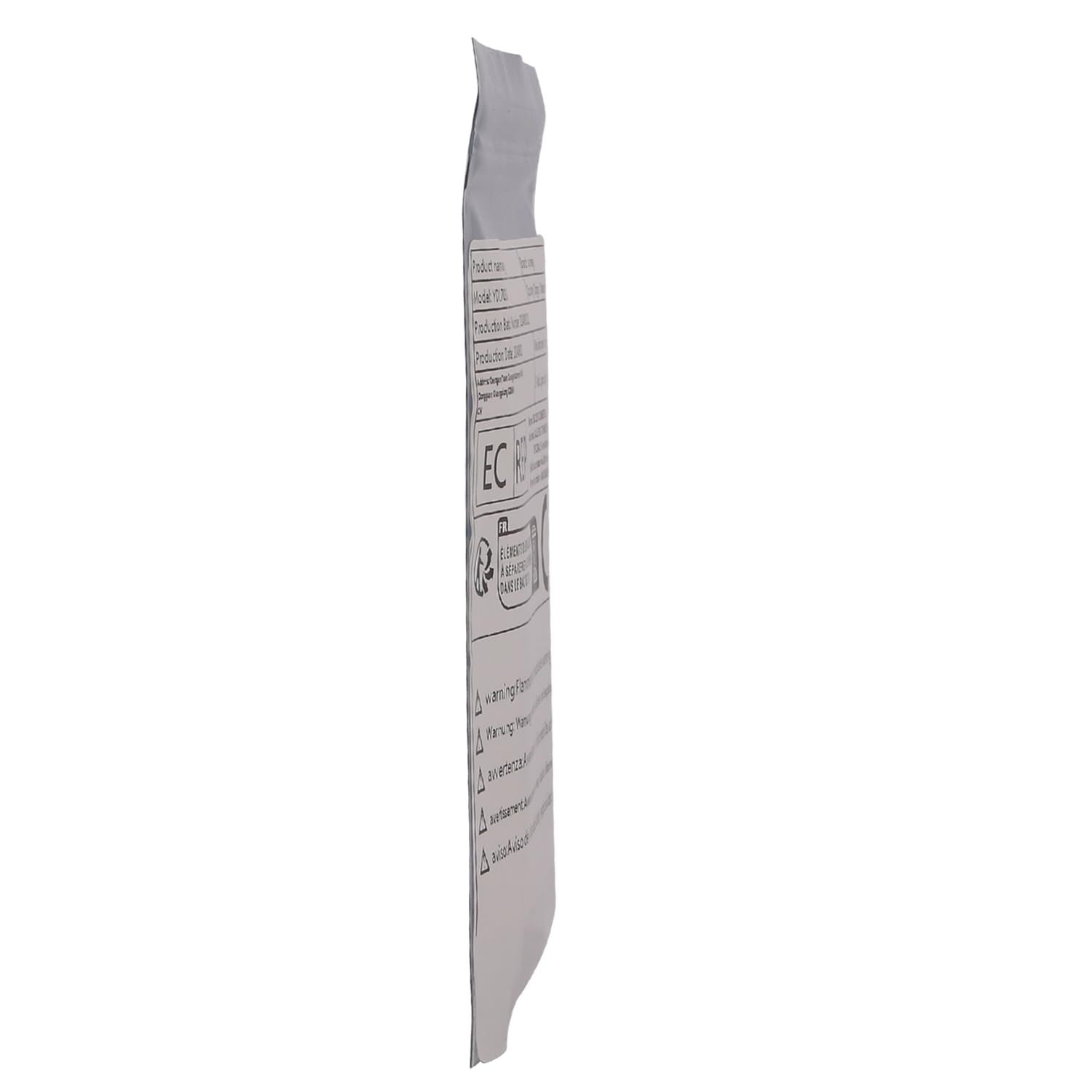 3.7V Lipo battery, 3.7V 850mAh 102535 Lithium polymer ions with 2P-PH connection with 2.0 mm Grid dimension — view 2