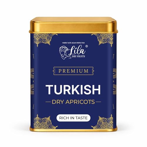 Image of LILA DRY FRUITS Turkish Apricots 275 Grams Soft & Juicy Dried Khubani Rich in Fiber Antioxidants | Healthy Snack for Daily Nutrition Dry Fruit for Kids & Adults Perfect for Gifting