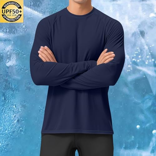 Men's Clothing Rashguard UPF 50+ Sun Protection SPF Uv Rash Guard for Camping, for Fishing Hiking Surfing Walking2
